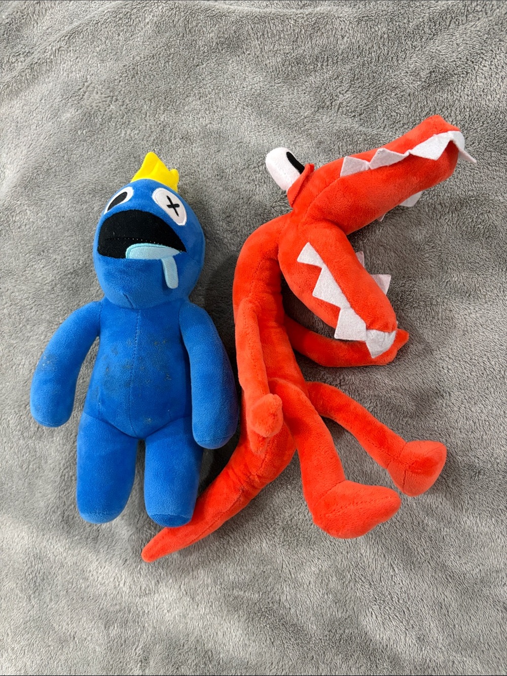 Blue & Orange Rainbow friends Monster Plush Set - Kids Toys